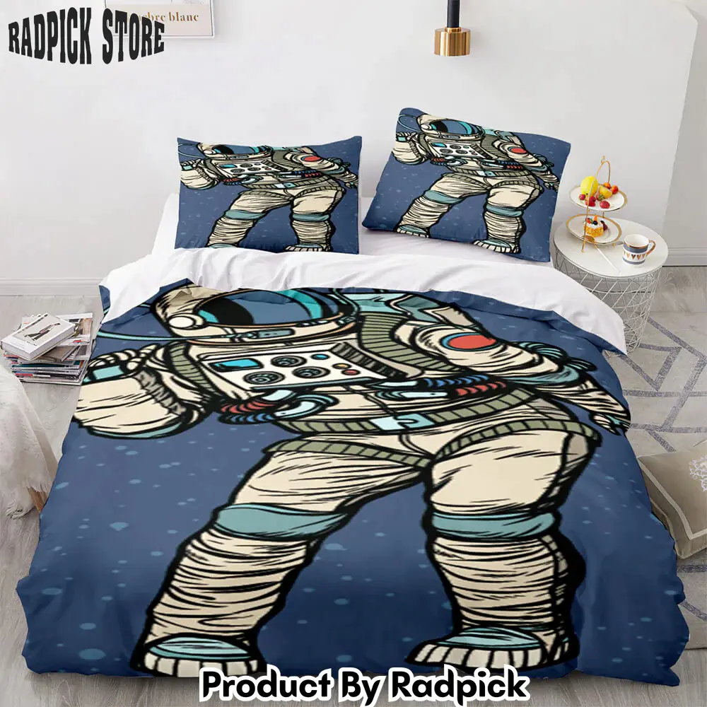 Spaceman cosplay bedding set duvet cover comforter bed sheets  rp0425695